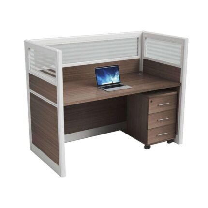 Cubicle Single Line Fixing Office Workstation
